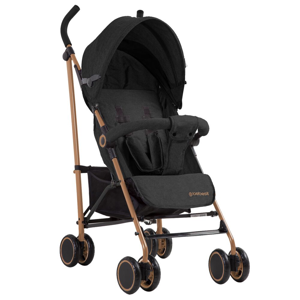 Coche Paragua Clap Negro Gold image number 0.0
